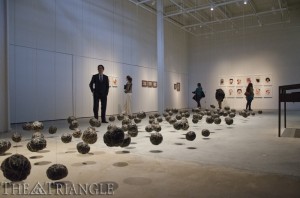The Leonard Pearlstein Gallery hosted a grand opening of renowned artist Wangechi Mutu’s exhibition Feb. 22. The gallery moved to its new location at the URBN Center Annex.