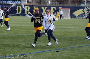 Senior Kaitlyn Harris has played in every game for Drexel this season. The defender from Blue Bell, Pa., has tallied nine ground balls, caused seven turnovers and won five draw controls through the first 14 games.