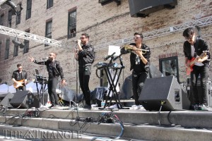 Capital Cities was one of three bands that performed at the July 13 Radio 104.5 block party, playing crowd favorite “Safe and Sound.”