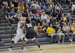 The return of sophomore forward Jackie Schluth, pictured above, and the debut of junior forward Jamila Thompson will give Drexel depth despite the loss of four seniors.