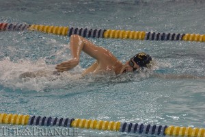 The Drexel men’s swimming and diving team defeated Loyola University Maryland, Lafayette College and Seton Hall University in a group meet Oct. 26. Up next for the Dragons is a head-to-head matchup with George Washington University Nov. 2 at Drexel Pool.