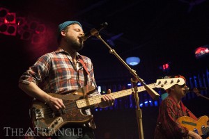 Adam Slawek The Triangle Bassist and vocalist Toby Leaman (pictured) put on a spectacular performance Feb. 1. Leaman provided some outstanding, passionate vocals on songs like “The Beach” and “Too Weak to Ramble.” Leaman also crowd sufed after singing the hit song, “Lonesome” from the album “Be The Void.”