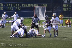 Faceoff specialists Nick Saputo and Deven Thomas will take the majority of the draws this season for Drexel. In 2013, the two combined to win 213 out of 394 faceoffs, good for a 54.1-percent mark on the year.