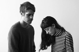 Photo Courtesy Porches. Aaron Maine (left) and Greta Kline (right) make up the vocals, guitar, and base of Porches., and provide the story that inspires their newest album “Slow Dance in the Cosmos. ‘ 
