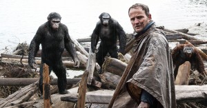 Twentieth Century Fox MCT Campus Jason Clarke of “Zero Dark Thirty” stars as Malcolm alongside some computer-generated simians. These apes are voiced by some real-life humans, including Andy Serkis as Caesar and Toby Kebbell as Koba.