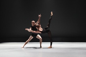 Photo Courtesy Alexander Iziliaev Performers with contemorary ballet company BalletX, Jennifer Goodman and Colby Damon, danced at the Bridgette Mayer Gallery in an avant garde art exhibit on September 14.