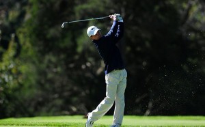 Junior Chris Crawford follows through on a shot during the Cornell Invitational Sept. 20. Crawford finished third at the Temple Invitational this weekend. (Photo courtesy - DrexelDragons.com)