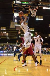 Drexel guard Damion Lee goes up for a shot in a home game against St. Joseph's University Nov. 17.