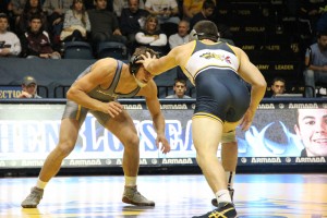 Wrestling fell to South Dakota State University, 31-6. (Ajon Brodie - The Triangle)