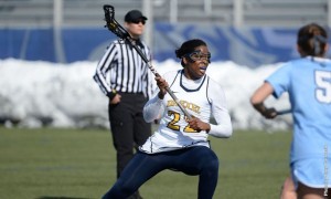 Junior midfielder Milan White approaches the Columbia University defense. (DrexelDragons.com)