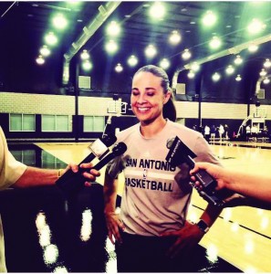 San Antonio Spurs assistant coach Becky Hammon is coaching the team’s Summer League squad, the first woman to do so. (Photo courtesy - San Antonio Spurs)