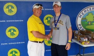 Justin Best, right, is an incoming Drexel University freshman on the crew team. Best is competing at the at the World Rowing Junior Championships this summer. (Photo courtesy - Drexel Dragons)