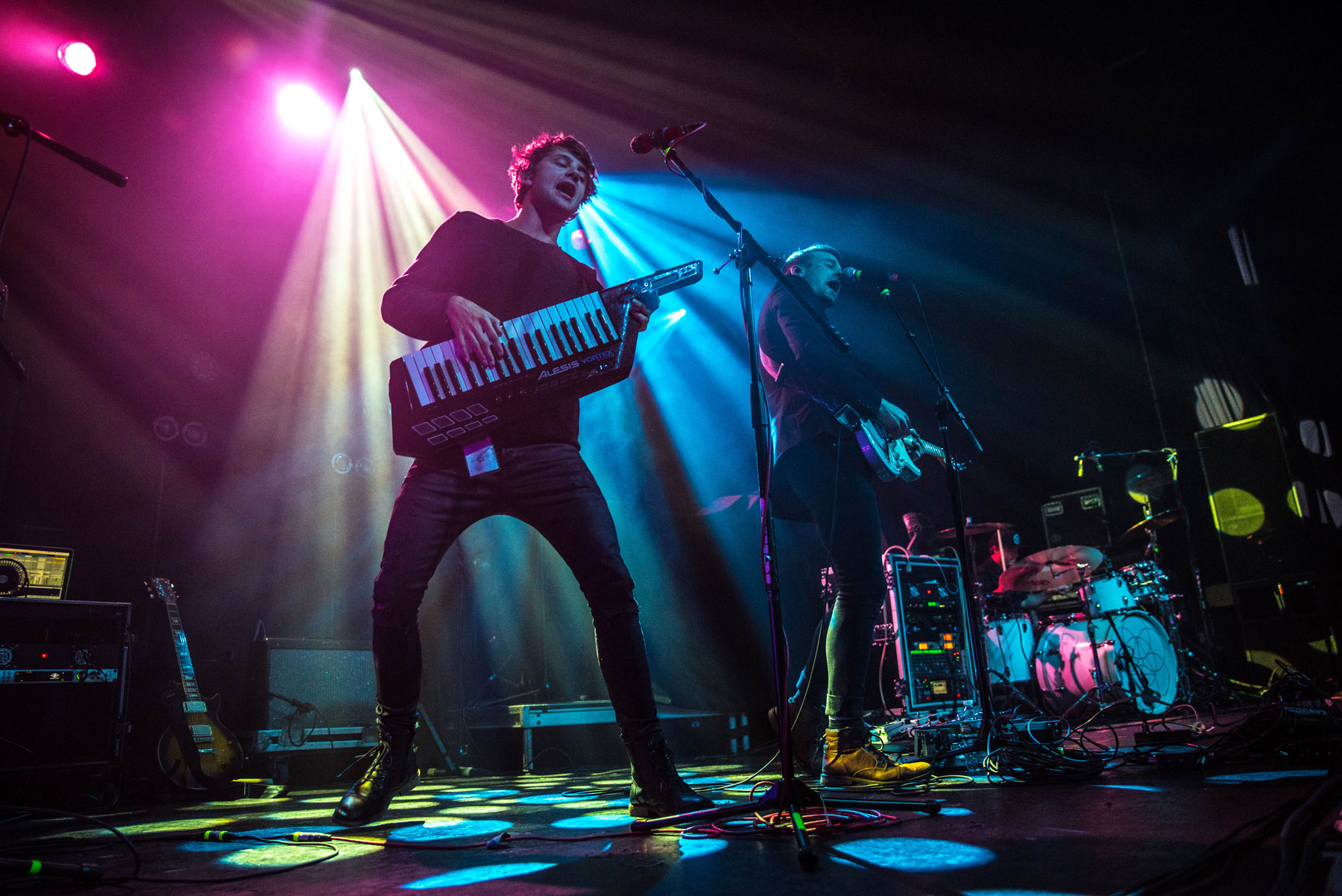 Vinyl Theatre busted out the keytar during their performance at the TLA Jan. 23. (Photo: Lexi Shannon, The Triangle)