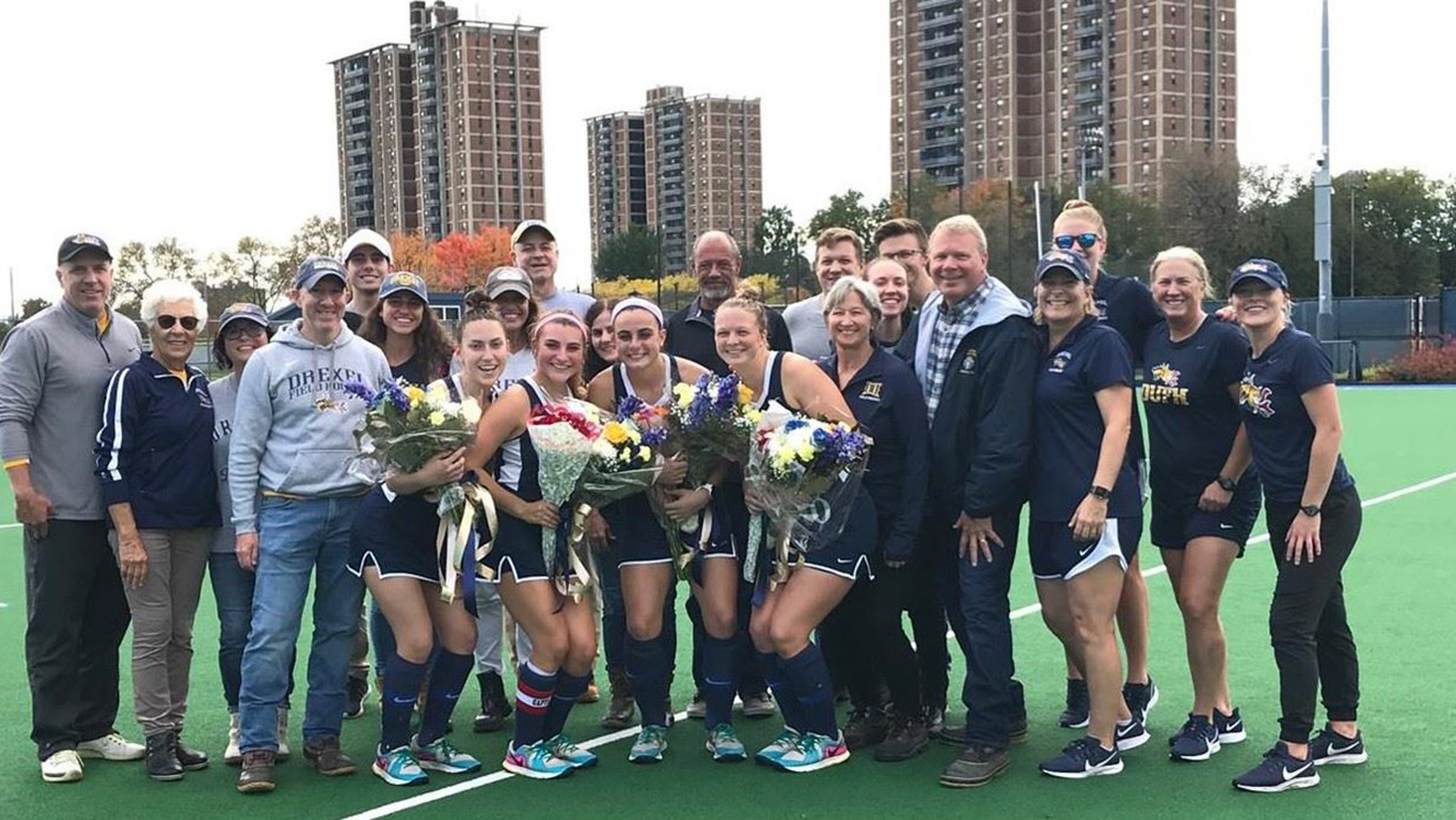 Seniors honored as field hockey ends CAA play - Drexel University The Triangle Online