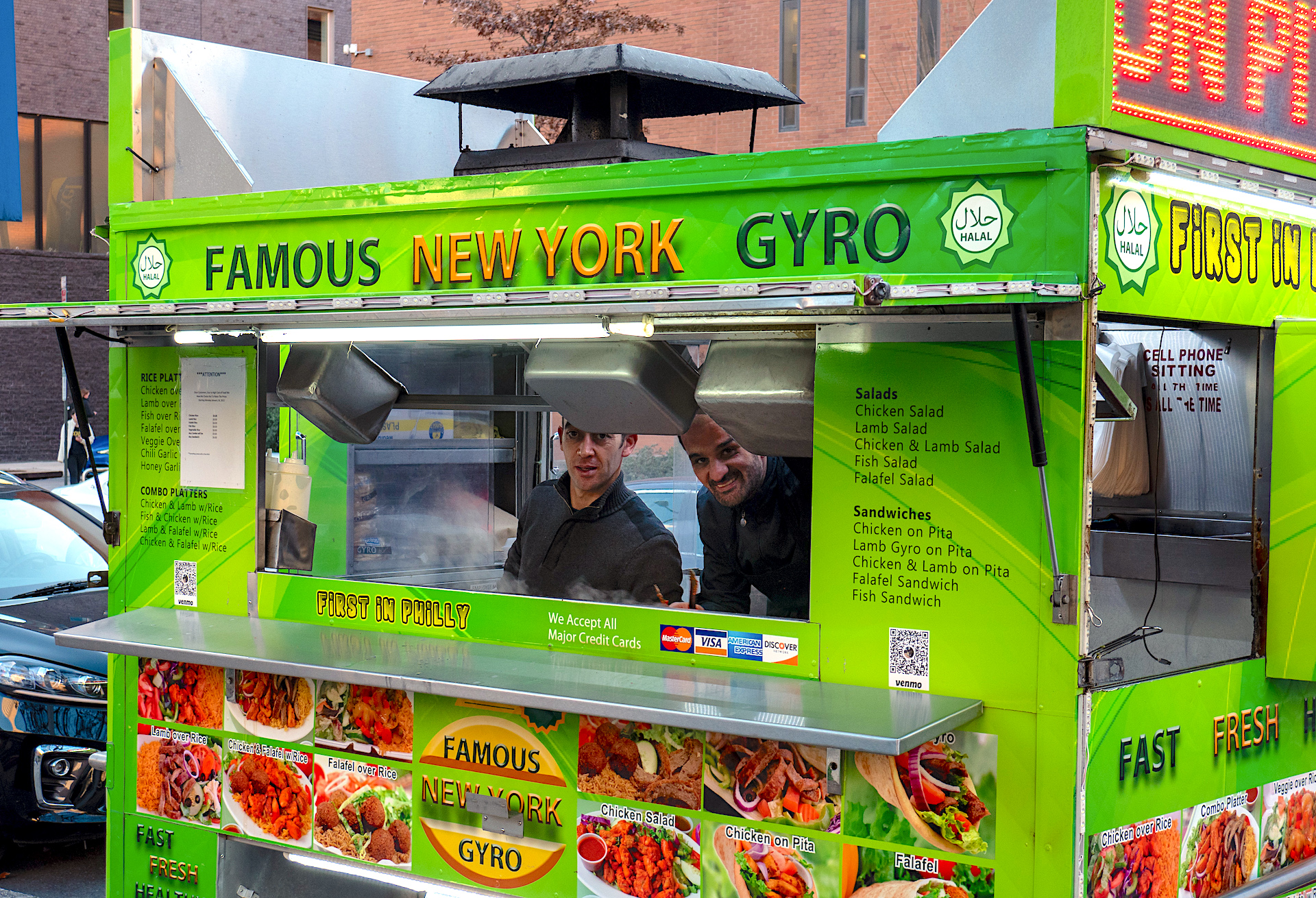 Tasty halal food truck
